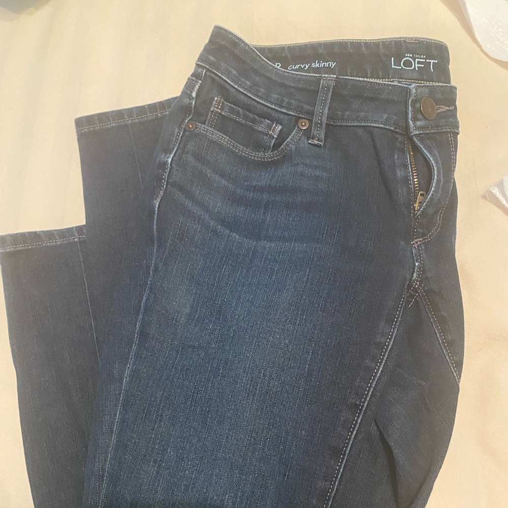 Loft curvy skinny jeans
